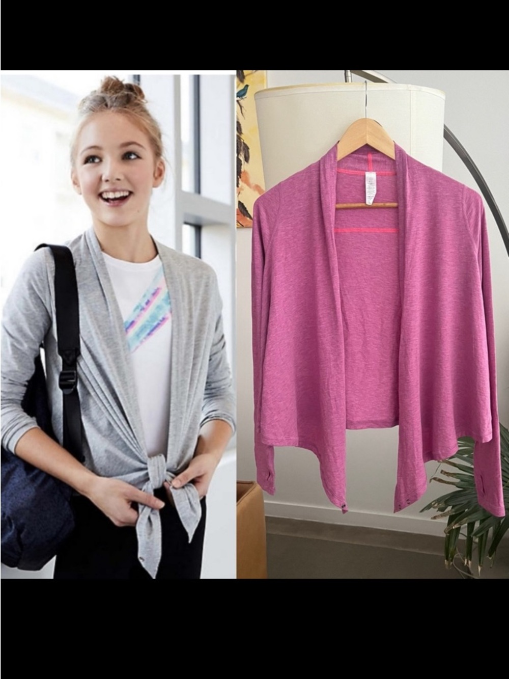 Ivivva by Lululemon Four’s A Charm Wrap Long Sleeve Short